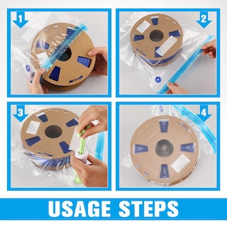 Foto 6 | Foto 6 | Kit Jetec De Bolsas De Almacenamiento De Filamento 3d Selladas Al Vacío 70 Unidades - Venta Internacional.