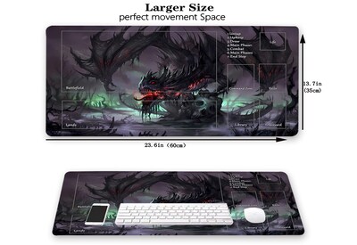 Foto 2 | Foto 2 | Alfombrilla De Juego Mtg Playmat Storky Para Mtg Tcg Con Bolsa De Almacenamiento - Venta Internacional.