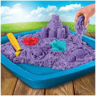 Foto 7 | Foto 7 | Sandbox Playset Kinetic Sand Con 0 45 Kg Color Morado Y 3 Moldes - Venta Internacional.