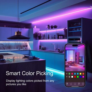 Foto 4 | Foto 4 | Tira De Luces Led Hbowmdjia De 40 M Con Control Remoto Y Aplicación Bluetooth - Venta Internacional.