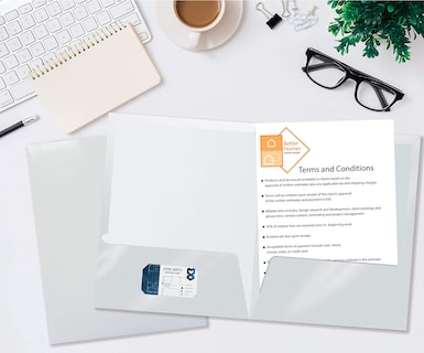 Foto 3 | Foto 3 | Carpetas De Papel Better Office Products Laminadas Brillantes Blancas - Venta Internacional.