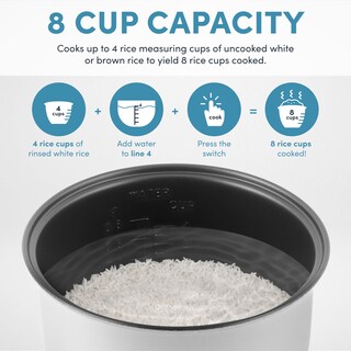 Foto 4 | Foto 4 | Máquina Arrocera Aroma Housewares Arc-914s 2 A 8 Tazas Cool Touch - Venta Internacional.