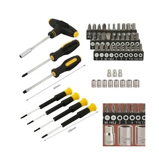 Foto 3 | Foto 3 | 98pcs Juego De Herramientas Lab.g Mecánicas Domésticas Reparación Amarillo