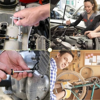 Foto 4 | Foto 4 | 98pcs Juego De Herramientas Lab.g Mecánicas Domésticas Reparación Amarillo