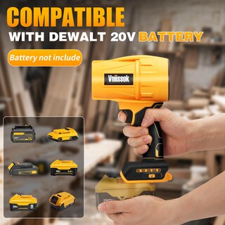 Foto 2 | Foto 2 | Soplador De Hojas Eléctrico Inalámbrico Vniissok Para Batería Dewalt De 20 V - Venta Internacional.