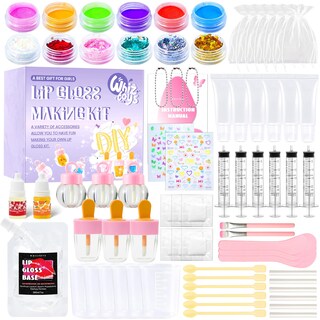 Foto 1 | Foto 1 | Kit Para Hacer Brillos De Labios Whiztoys Diy 74 Unidades Morado Para Niños - Venta Internacional.