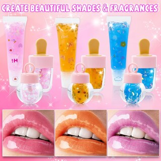 Foto 4 | Foto 4 | Kit Para Hacer Brillos De Labios Whiztoys Diy 74 Unidades Morado Para Niños - Venta Internacional.