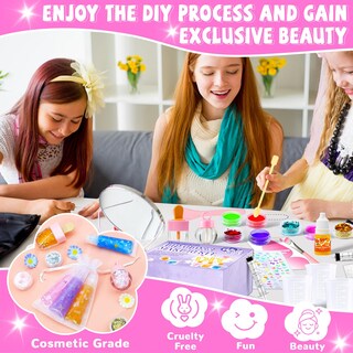 Foto 7 | Foto 7 | Kit Para Hacer Brillos De Labios Whiztoys Diy 74 Unidades Morado Para Niños - Venta Internacional.