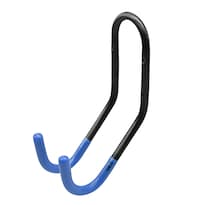 Gancho Soporte Lab.g Doble Para Colgar Bicicletas A La Pared Azul