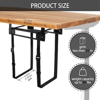 Foto 4 | Foto 4 | Soporte Para Cpu Feyrun Para Colocar Debajo Del Escritorio Antiarañazos Negro - Venta Internacional.