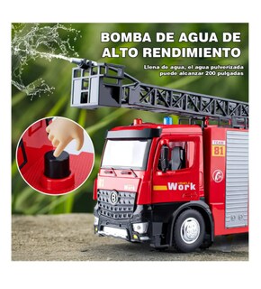 Foto 2 | Foto 2 | Coche De Bomberos Con Luz Y Sonido Color Rojo