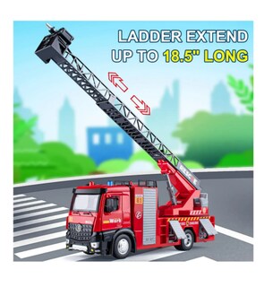 Foto 3 | Foto 3 | Coche De Bomberos Con Luz Y Sonido Color Rojo