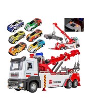 Grúa De Ingeniería De Aleaciones Para Niños Con Luz