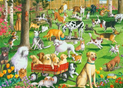 Foto 1 | Foto 1 | Rompecabezas Ravensburger At The Dog Park 500 Piezas - Venta Internacional.