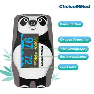 Foto 2 | Foto 2 | Oxímetro De Pulso Choicemmed Oled Panda Pediatric Para Niños - Venta Internacional.