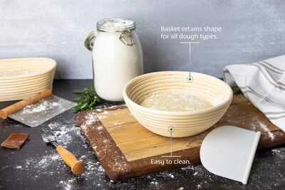 Foto 4 | Foto 4 | Set Para Hornear Pan De Masa Madre Kook Con 2 Banneton De Ratán De 23 Cm - Venta Internacional.