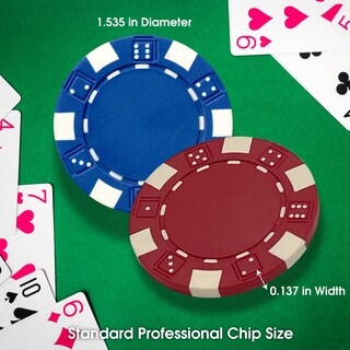 Foto 4 | Foto 4 | Juego De Fichas Estilo Dados De Casino De Póker Chh 100 Piezas 11 5 G - Venta Internacional.