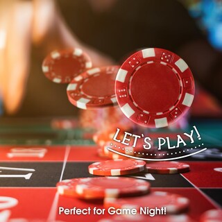 Foto 6 | Foto 6 | Juego De Fichas Estilo Dados De Casino De Póker Chh 100 Piezas 11 5 G - Venta Internacional.