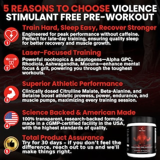 Foto 2 | Foto 2 | Polvo Para Antes Del Entrenamiento Revsci Violence Stim Free Sandía 25 Dosis - Venta Internacional.