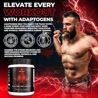 Foto 3 | Foto 3 | Polvo Para Antes Del Entrenamiento Revsci Violence Stim Free Sandía 25 Dosis - Venta Internacional.