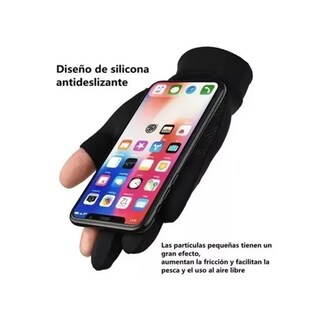 Foto 3 | Foto 3 | Guantes Lab.g De Medio Dedo Resistentes Al Sol Y Antideslizantes Negro