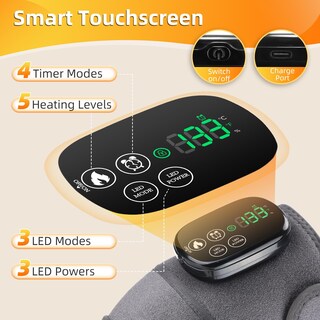 Foto 6 | Foto 6 | Faja Para Rodilla Gvmsor 660nm Y 850nm Infrarrojo Sin Cable - Venta Internacional.