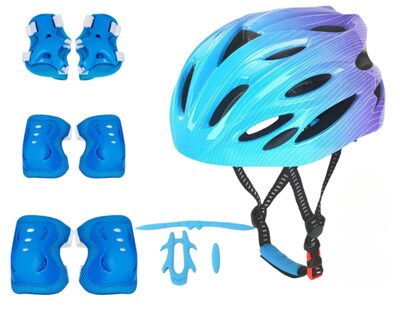 Foto 1 | Foto 1 | Casco Protección Xtellar Niños Rodilleras Muñequeras Coderas Kit