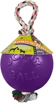 Juguete Para Perro Jolly Pets Cuerda Y Pelota Romp-n-roll 11.4 Cm Morado - Venta Internacional.