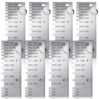 Foto 1 | Foto 1 | Medidor De Espesor De Chapa Metálica Weewooday De Acero Inoxidable X8 - Venta Internacional.