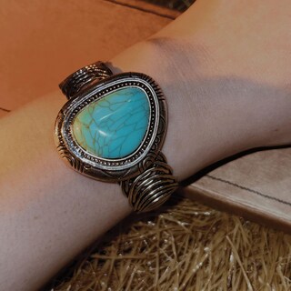 Foto 2 | Foto 2 | Pulsera Montana West Rustic Couture De Joyería Con Turquesa - Venta Internacional.