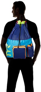 Foto 2 | Foto 2 | Mochila Tyr Big Mesh Mummy Para Nadar En Mojado Gimnasio Azul/amarillo - Venta Internacional.