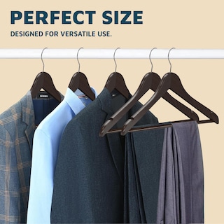 Foto 3 | Foto 3 | Perchas De Madera Lifemaster Con Gancho Giratorio 360° Paquete De 5 - Venta Internacional.