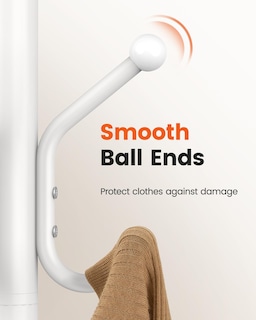 Foto 7 | Foto 7 | Perchero Pipishell Con 14 Ganchos Independiente De Metal Blanco - Venta Internacional.