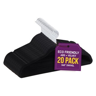 Foto 1 | Foto 1 | Set De Perchas Para Ropa Lifemaster Velvet Antideslizante 20 Piezas - Venta Internacional.