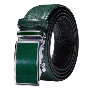 Foto 1 | Foto 1 | Cinturón Barry.wang De Cuero Verde Para Hombre Día De San Patricio - Venta Internacional.