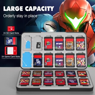 Foto 2 | Foto 2 | Estuche Para Tarjetas De Juego Moko Para Nintendo Switch 2/oled/lite Negro/blanco - Venta Internacional.