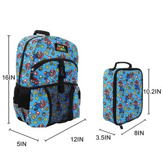 Foto 5 | Foto 5 | Set De Mochila Y Lonchera Bioworld Super Mario Para Niños 3+ Años - Venta Internacional.