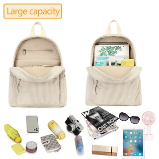 Foto 5 | Foto 5 | Mochila Mini Btoop De Pana Pequeña Con Estuche Para Lápices Beige - Venta Internacional.