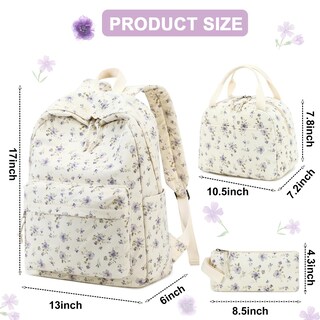 Foto 2 | Foto 2 | Set De Mochila Escolar Btoop 3 En 1 Ligera Para Niñas - Venta Internacional.