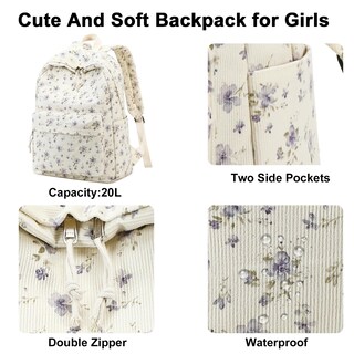 Foto 6 | Foto 6 | Set De Mochila Escolar Btoop 3 En 1 Ligera Para Niñas - Venta Internacional.