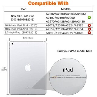 Foto 2 | Foto 2 | Funda Moko Para Ipad 10.2 Ipad 9ª Gen 2021 / 8ª Gen 2020 / 7ª Gen 2019 - Venta Internacional.