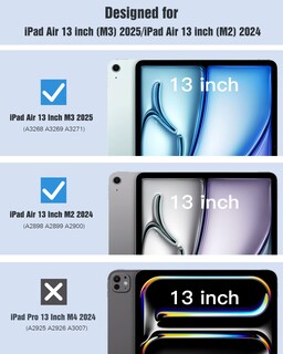 Foto 2 | Foto 2 | Funda Timovo Para Ipad Air 13 Pulgadas (m3/m2-2025/2024) Rosa - Venta Internacional.