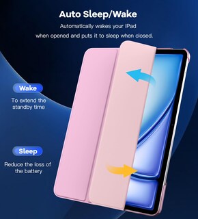 Foto 7 | Foto 7 | Funda Timovo Para Ipad Air 13 Pulgadas (m3/m2-2025/2024) Rosa - Venta Internacional.