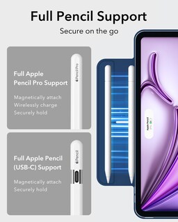 Foto 6 | Foto 6 | Funda Esr Para Ipad Air De 13 Pulgadas (2025/2024) Y Ipad Pro De 12 9 Pulgadas - Venta Internacional.