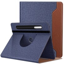 Funda Universal Para Tablet Timovo 9-11'' Con Soporte Giratorio Azul Marrón - Venta Internacional.