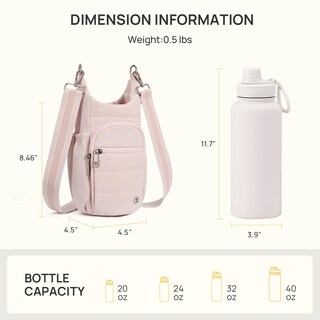 Foto 5 | Foto 5 | Bolso Portabotellas Telena Rfid Bandolera Rosa - Venta Internacional.