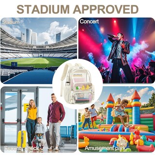 Foto 2 | Foto 2 | Mochila Transparente Btoop Resistente Y Transparente 17'' Para Universidad - Venta Internacional.