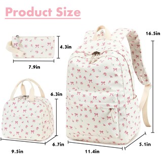 Foto 3 | Foto 3 | Mochila Escolar Bluboon Para Adolescentes Con Lonchera Y Estuche Para Lápices - Venta Internacional.