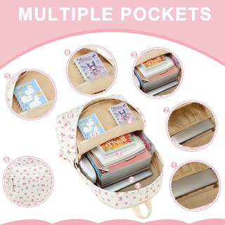 Foto 4 | Foto 4 | Mochila Escolar Bluboon Para Adolescentes Con Lonchera Y Estuche Para Lápices - Venta Internacional.