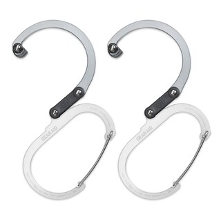 Foto 1 | Foto 1 | Clip Y Gancho Mosquetón Gear Aid Heroclip (grande) Paquete De 2 - Venta Internacional.